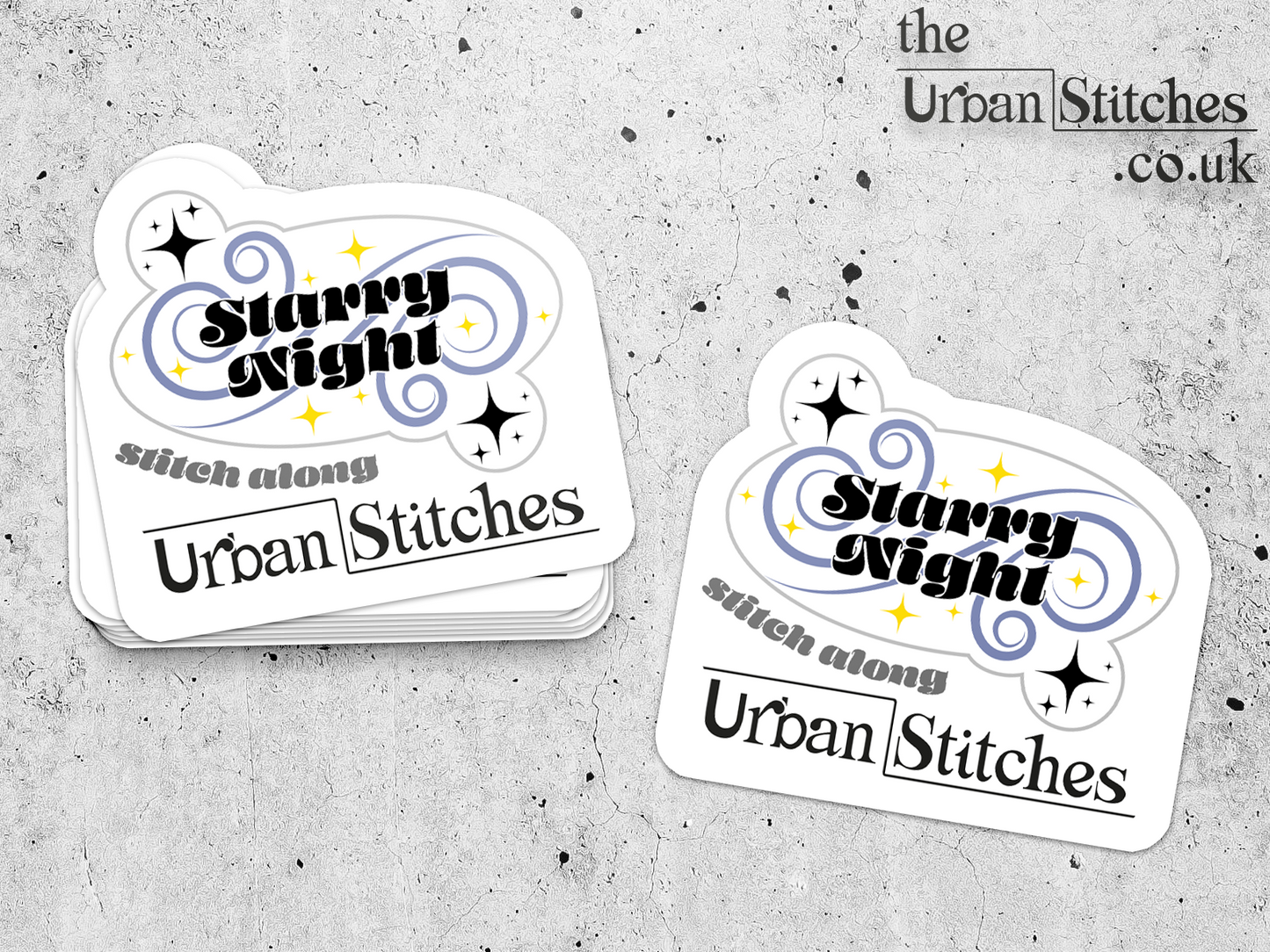 Starry Night logo - sticker