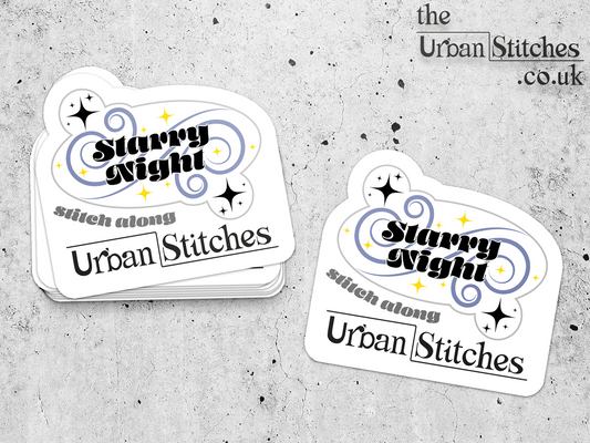 Starry Night logo - sticker